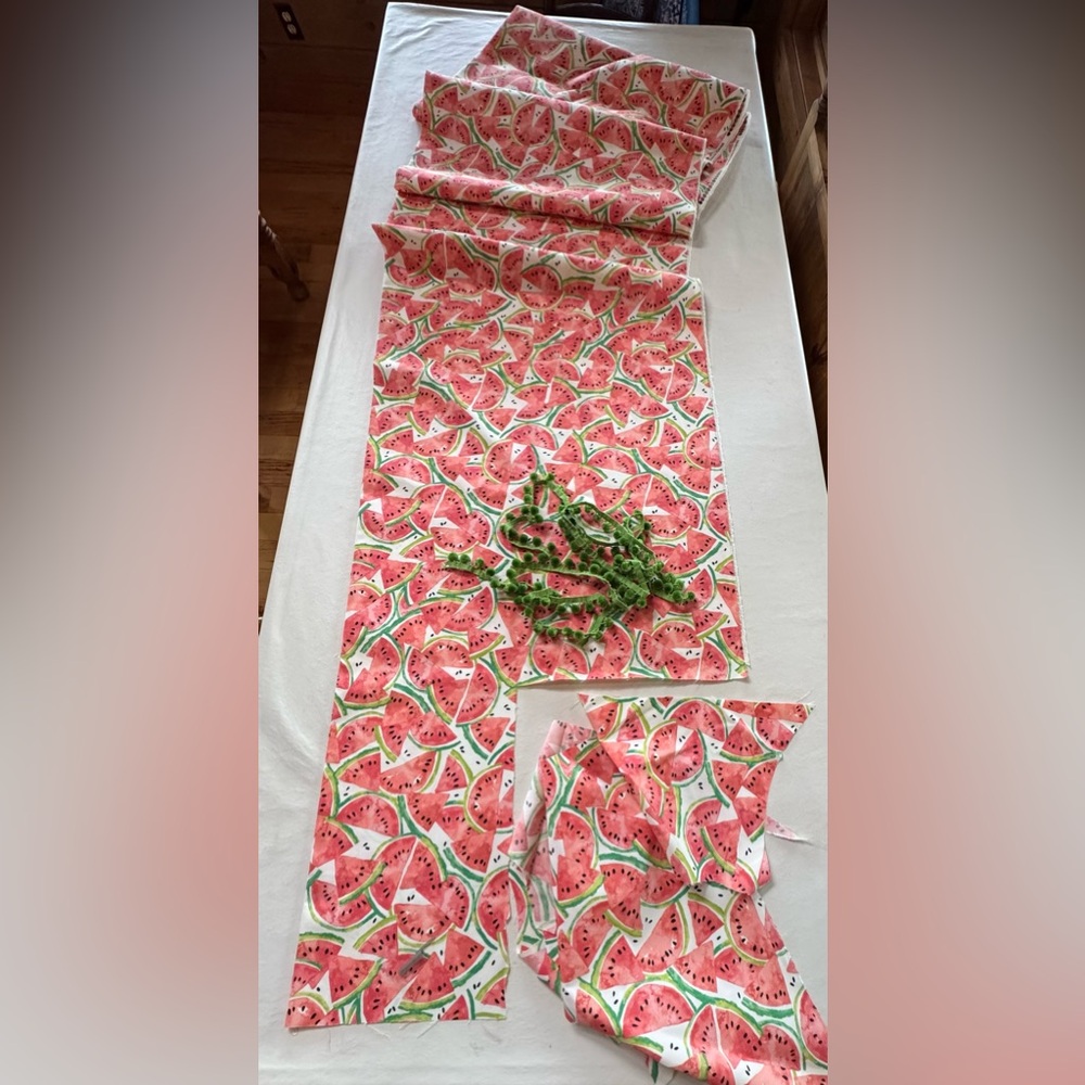 Indoor/Outdoor Watermelon Fabric (4.44 yds x 56”) with Trim & Upholstery Thread - Picture 11 of 17